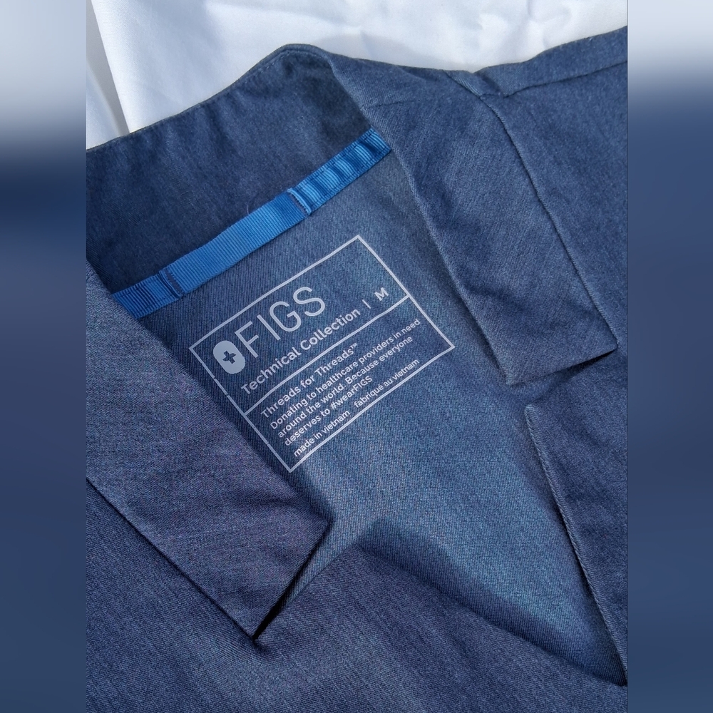 Figs Blue Technical Collection Jacket - image 4